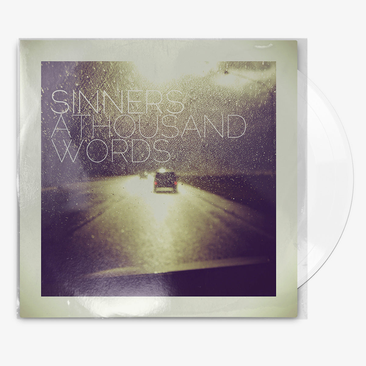 A Thousand Words 'Sinners' 7" EP White vinyl
