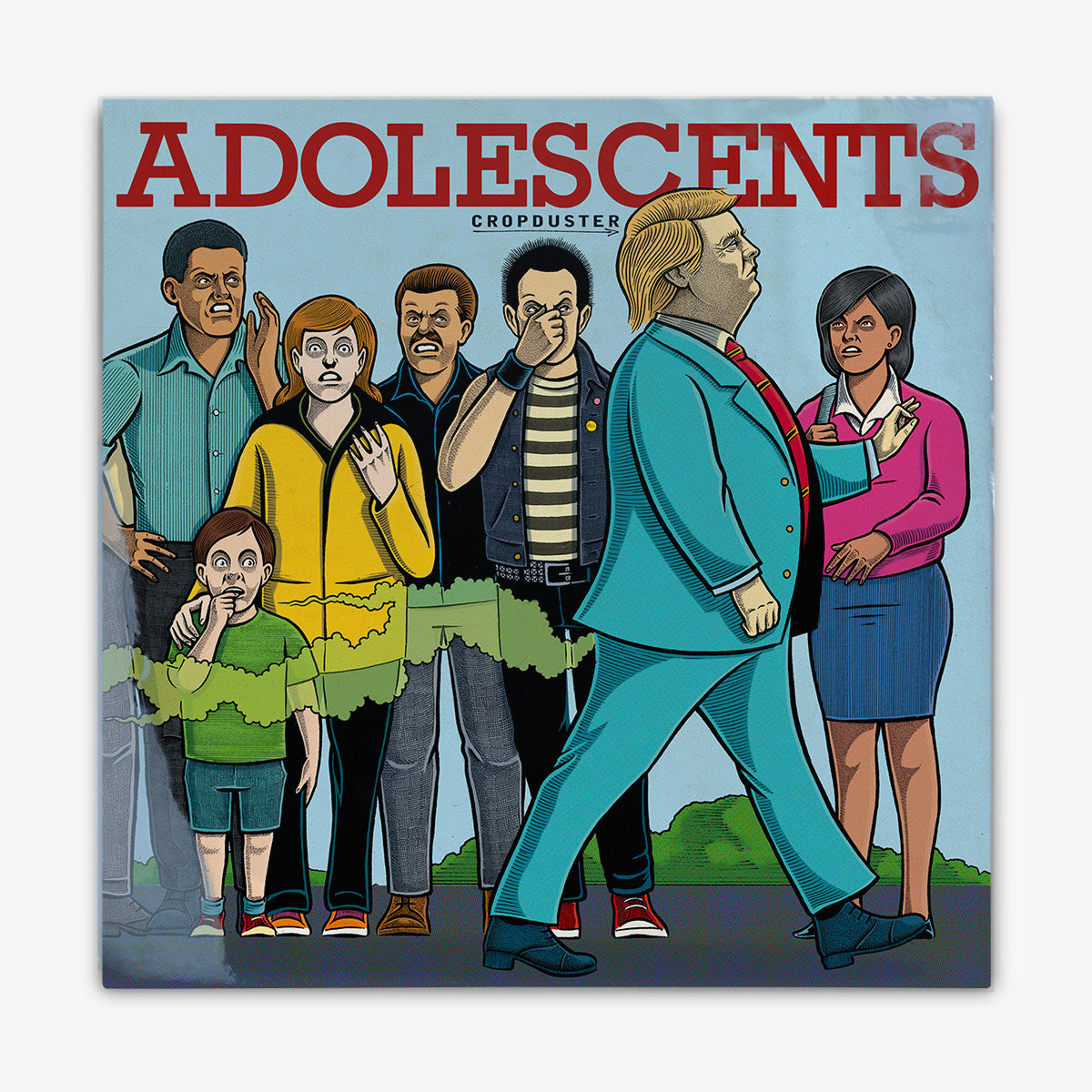 Adolescents 'Cropduster' LP Cover