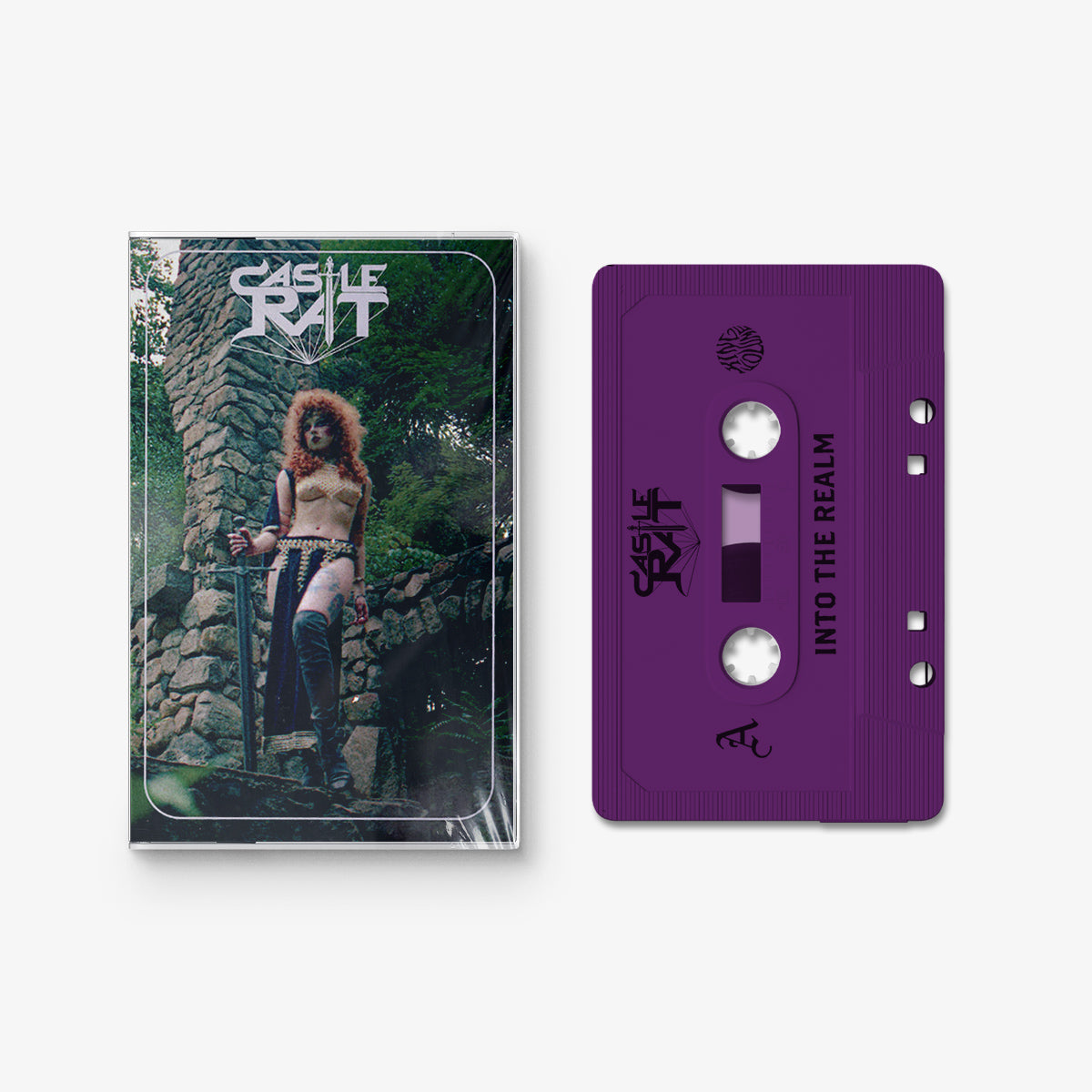 Castle Rat 'Into The Realm' Purple Cassette Tape
