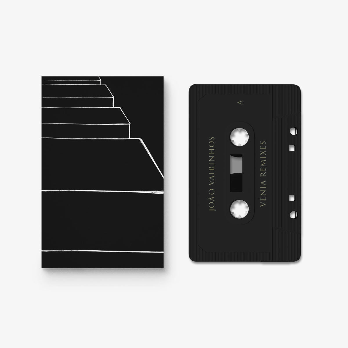 João Vairinhos 'Vénia Remixes' Black Cassette Tape