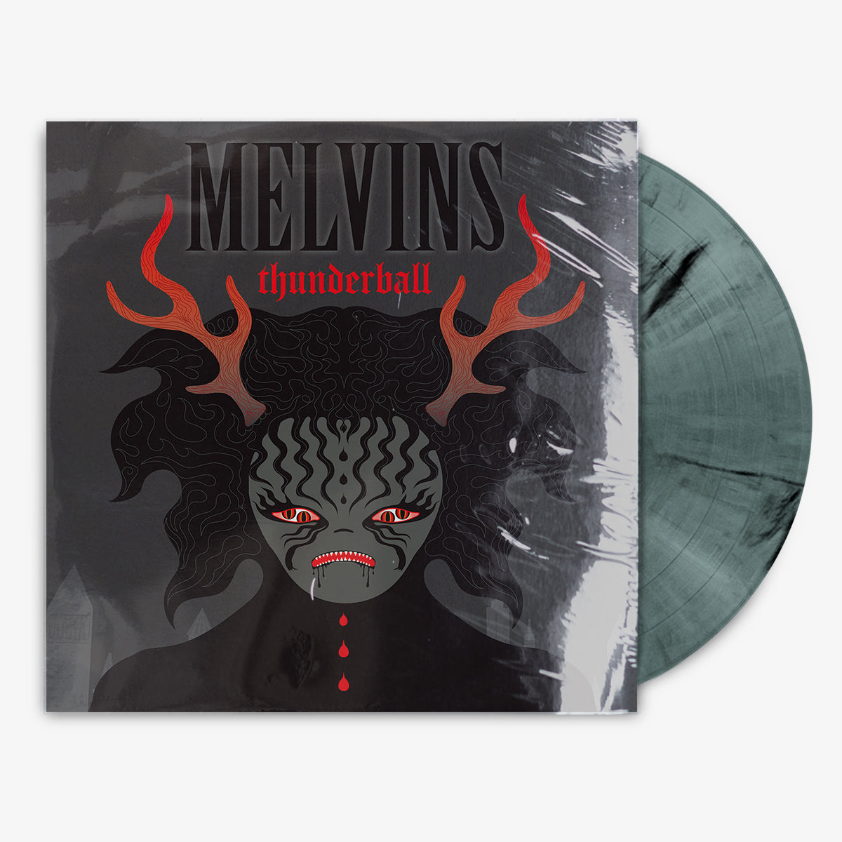 Melvins 'Thunderball' 12" LP Smoke Is A Color Variant vinyl