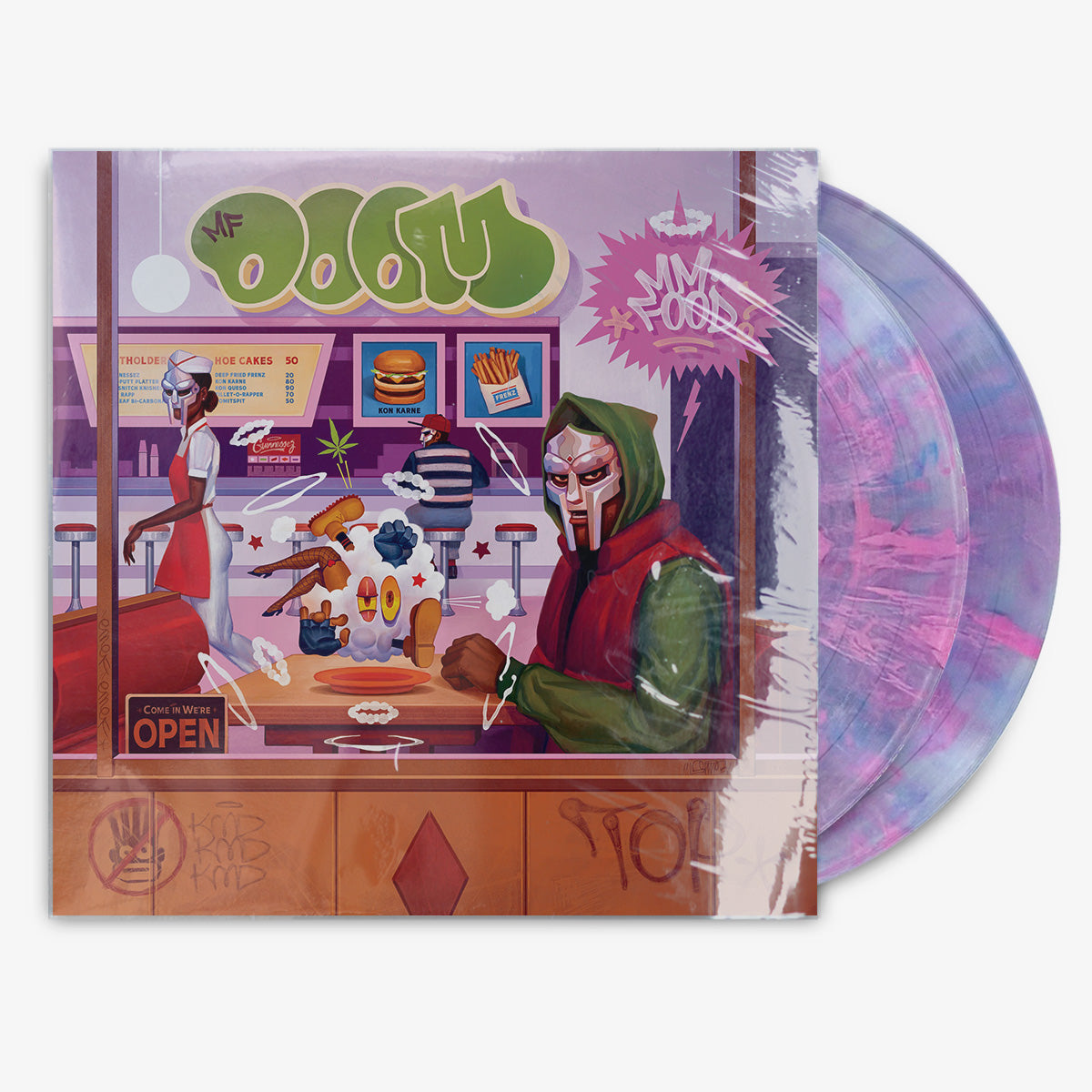 MF DOOM 'MM..FOOD' (20th Anniversary Edition) 2x12" LP Sweetart Marble vinyl