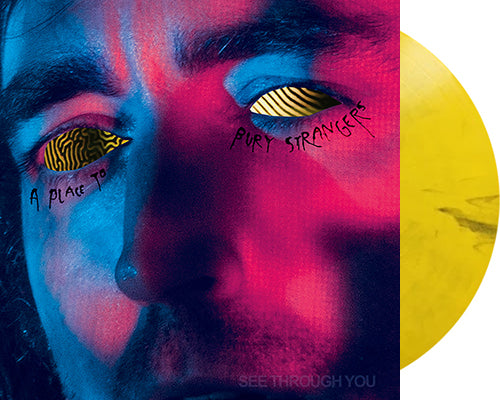 A PLACE TO BURY STRANGERS 'See Through You' 12" LP Yellow & Black Marble vinyl