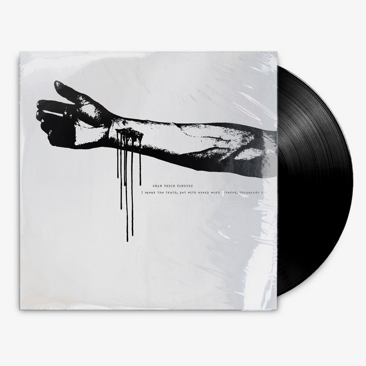 Gnaw Their Tongues 'I speak the truth, yet with every word uttered, thousands die' 12" LP Black vinyl