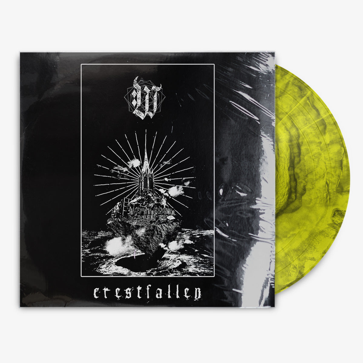 Weltesser 'Crestfallen' 12" LP Clear Yellow Swirl vinyl