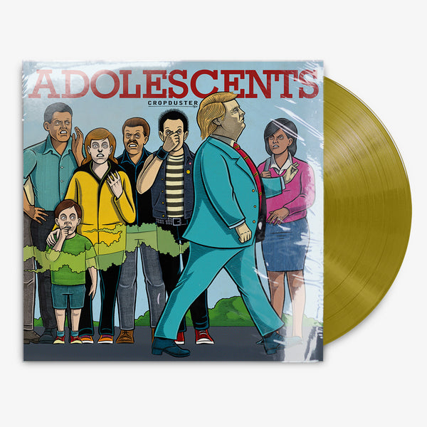 Adolescents 'Cropduster' 12" LP Gold vinyl