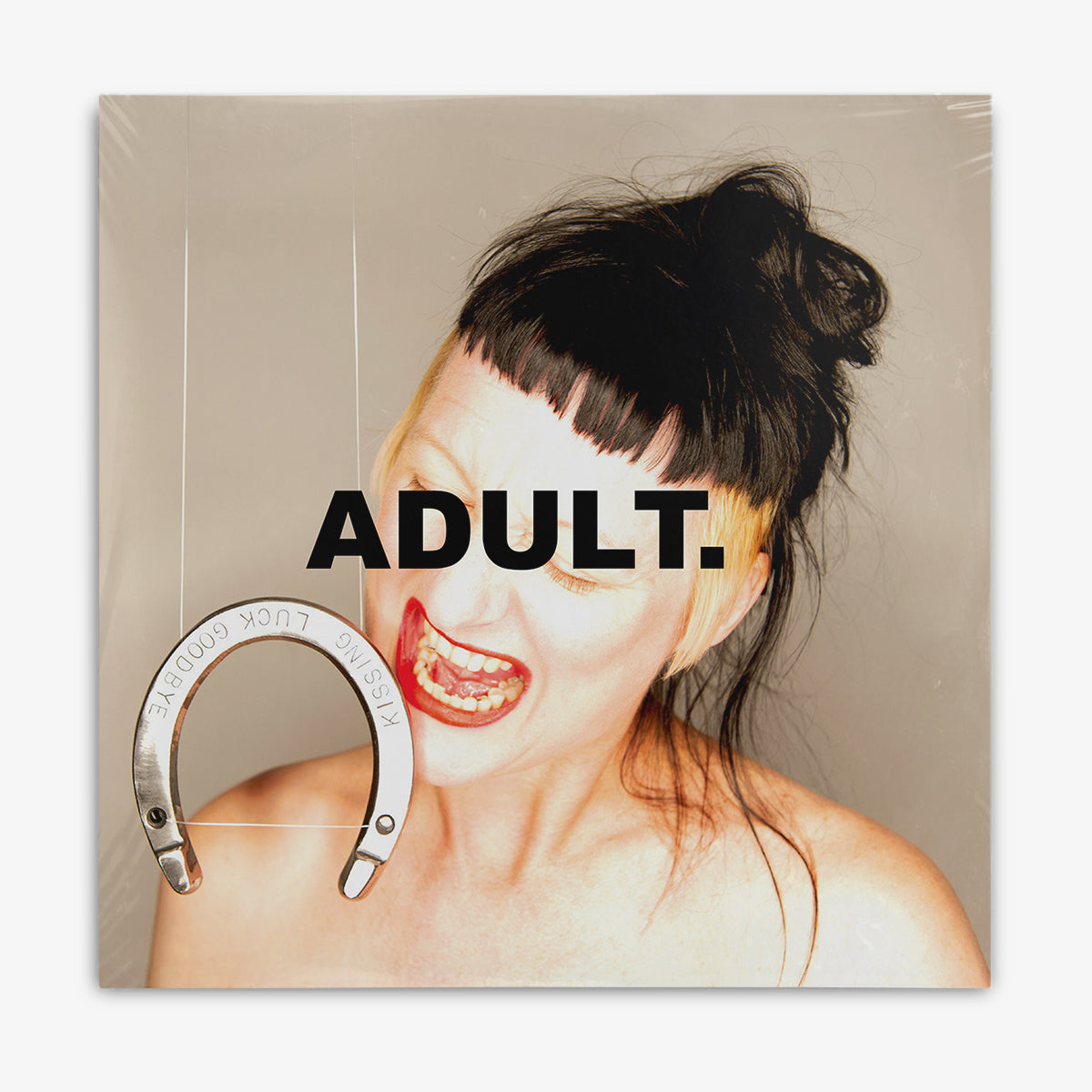 ADULT. 'Kissing Luck Goodbye' LP cover