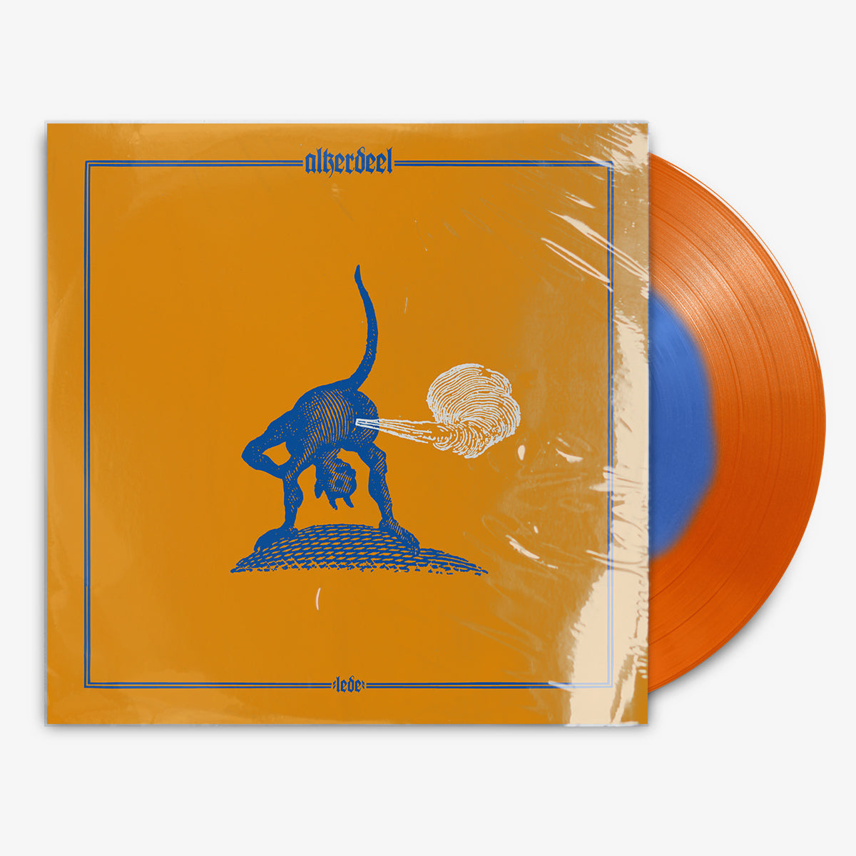 Alkerdeel 'Lede' 12" LP Orange / Blue Blob vinyl
