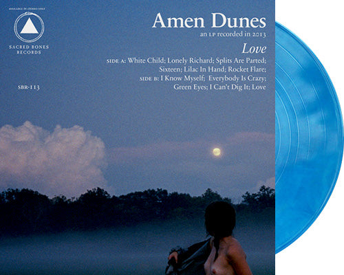 Amen Dunes 'Love' 12" LP Blue White Marble vinyl