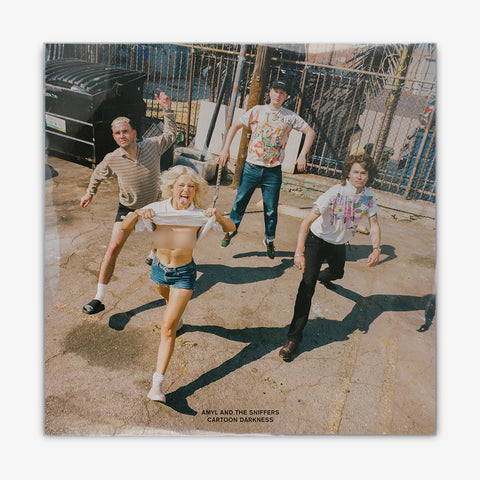 Amyl and The Sniffers 'Cartoon Darkness' LP Cover