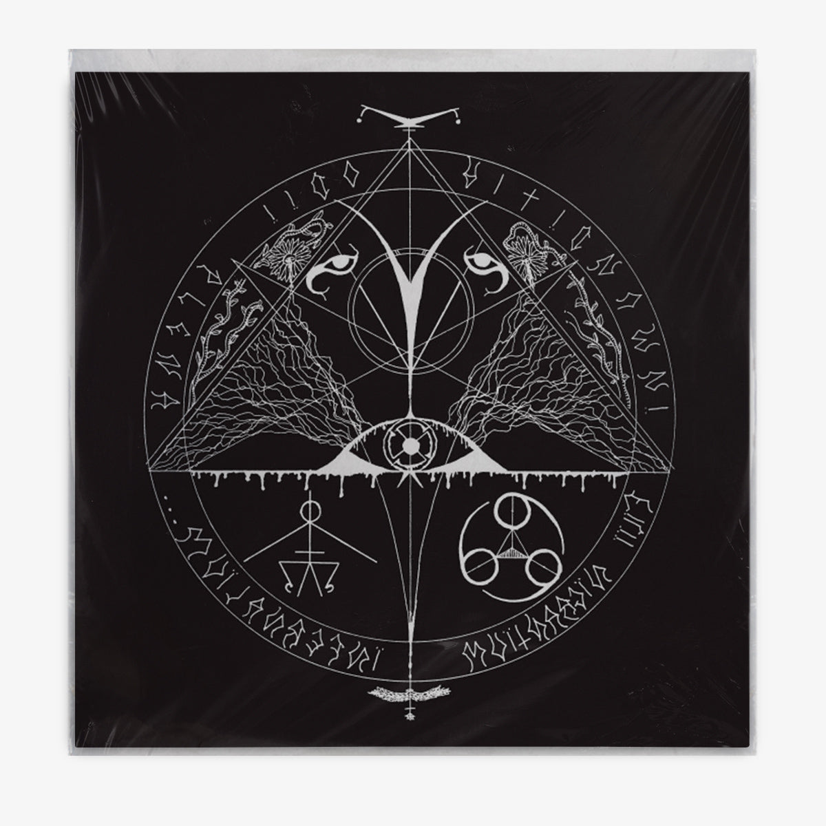 Bactherion / Filii Nigrantium Infernalium 'Inmunditia Odii Plena: Filhos Das Trevas Infernais' LP cover