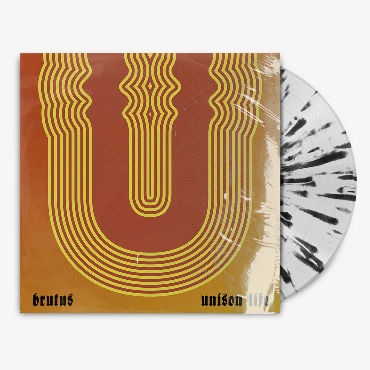 Brutus 'Unison Life' 12" LP Crystal Clear w/ Black Splatter vinyl
