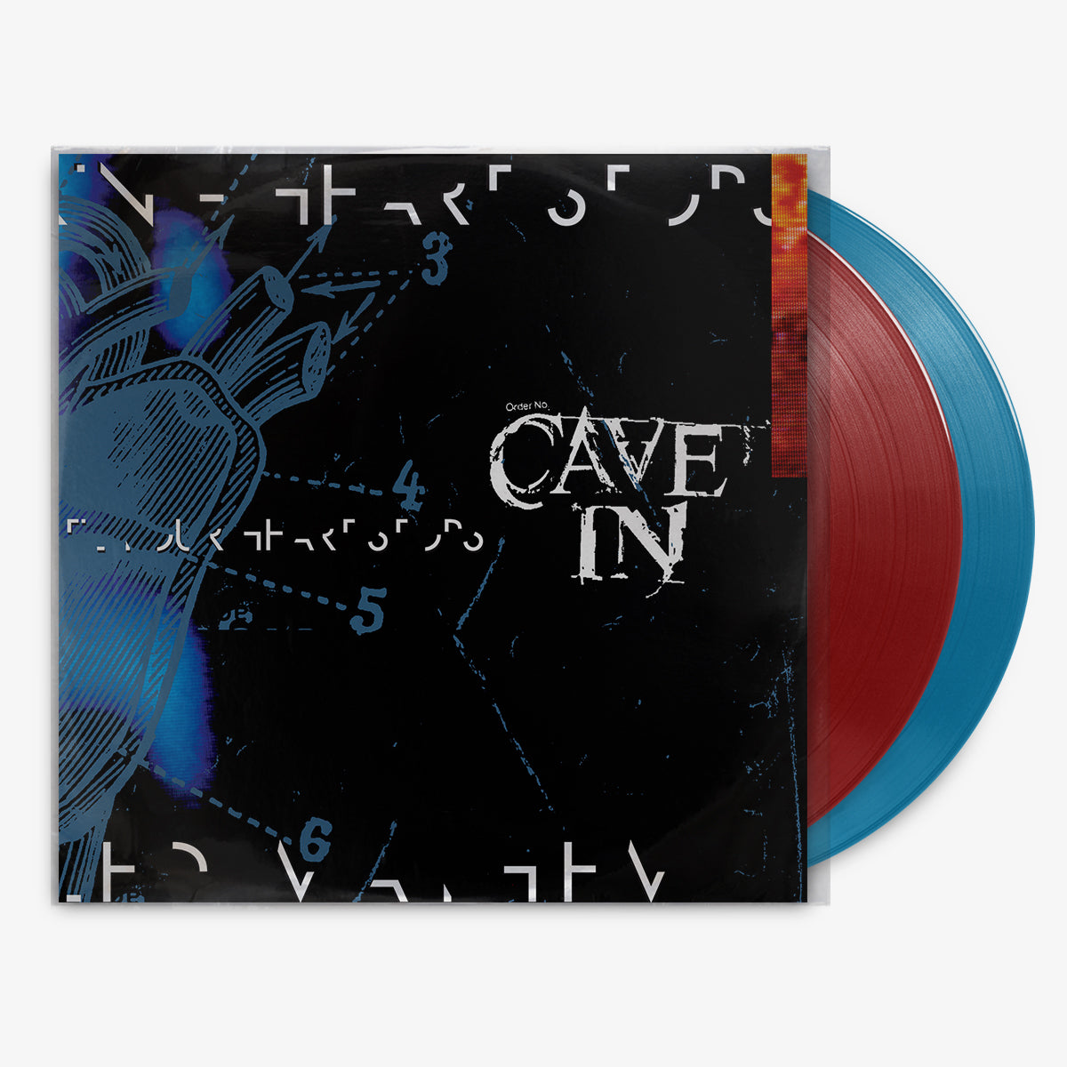 Cave In 'Until Your Heart Stops' 2x12" LP Blood Red + Sea Blue vinyl