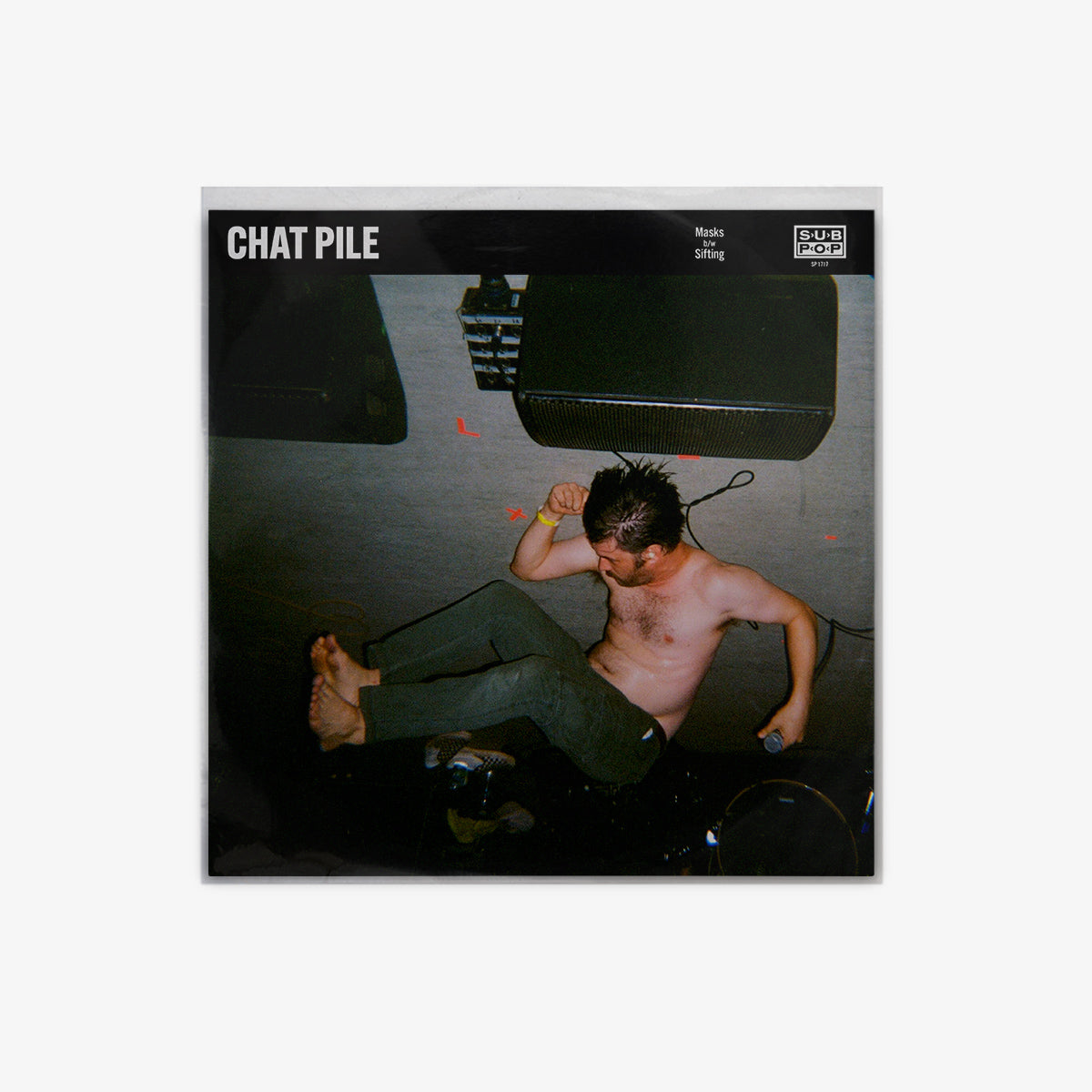 Chat Pile 'Masks b/w Sifting' Single cover