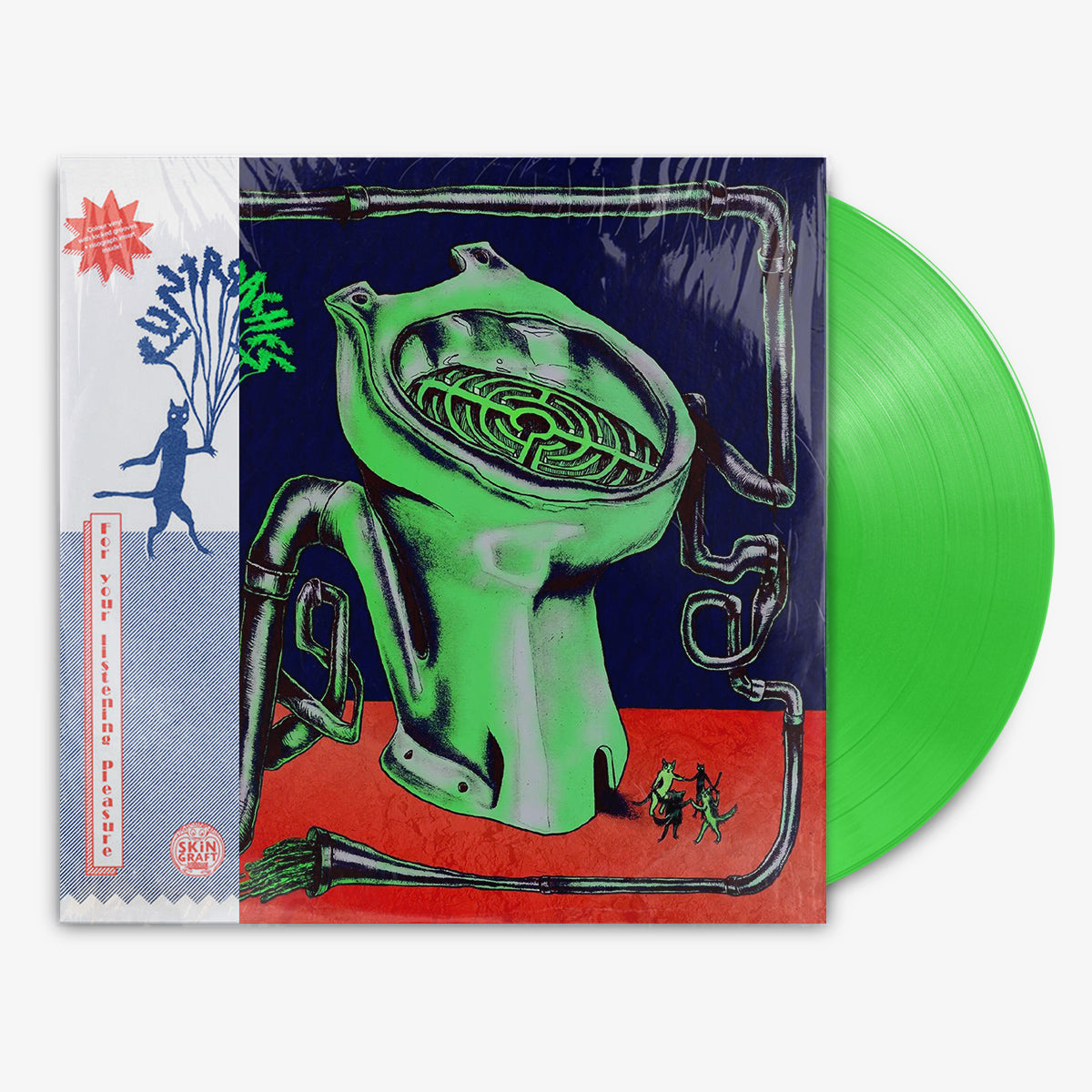 Cuntroaches 'Cuntroaches' 12" LP Green vinyl