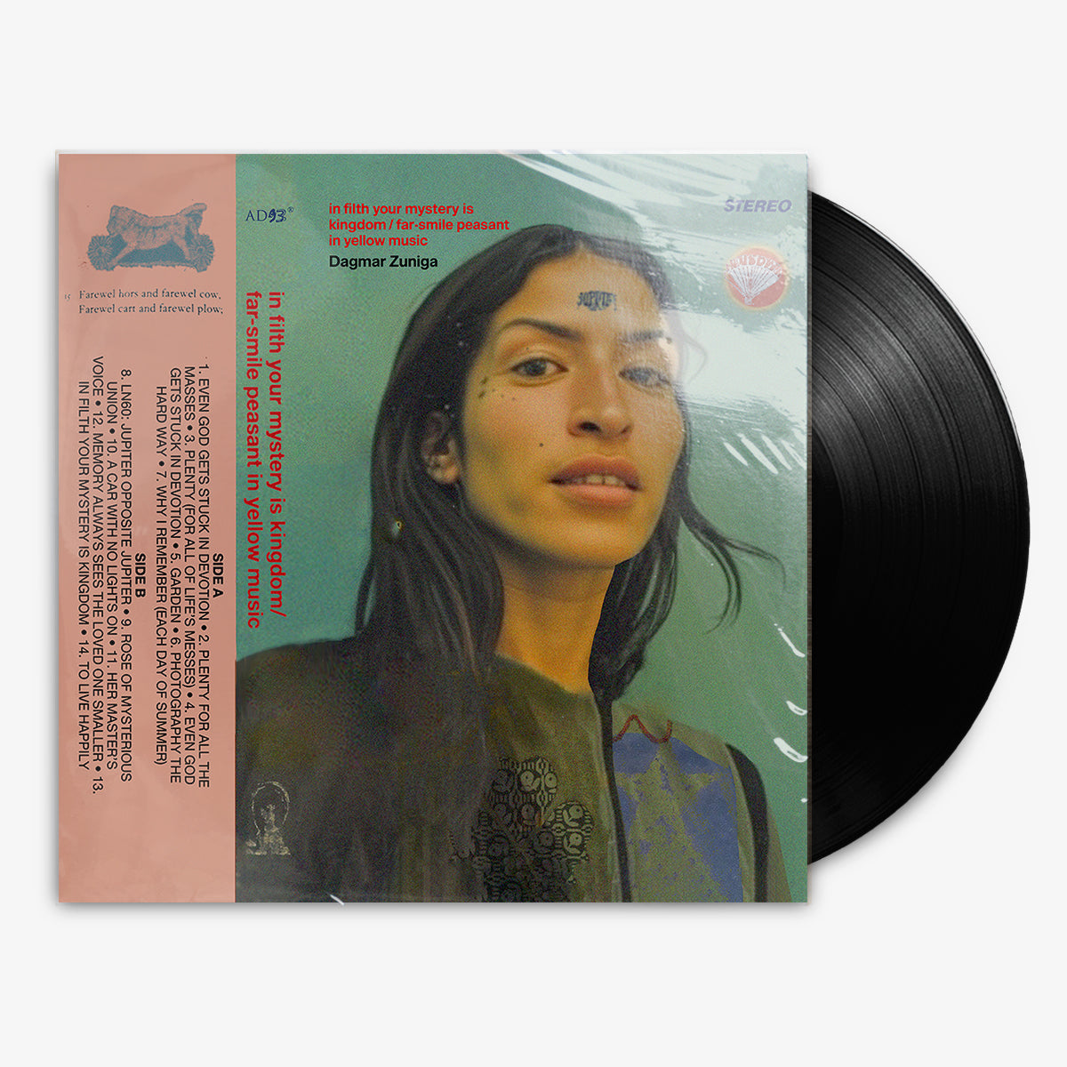 Dagmar Zuniga 'in filth your mystery is kingdom / far smile peasant in yellow music' 12" LP Black vinyl