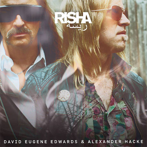 DAVID EUGENE EDWARDS & ALEXANDER HACKE 'Risha' LP Cover
