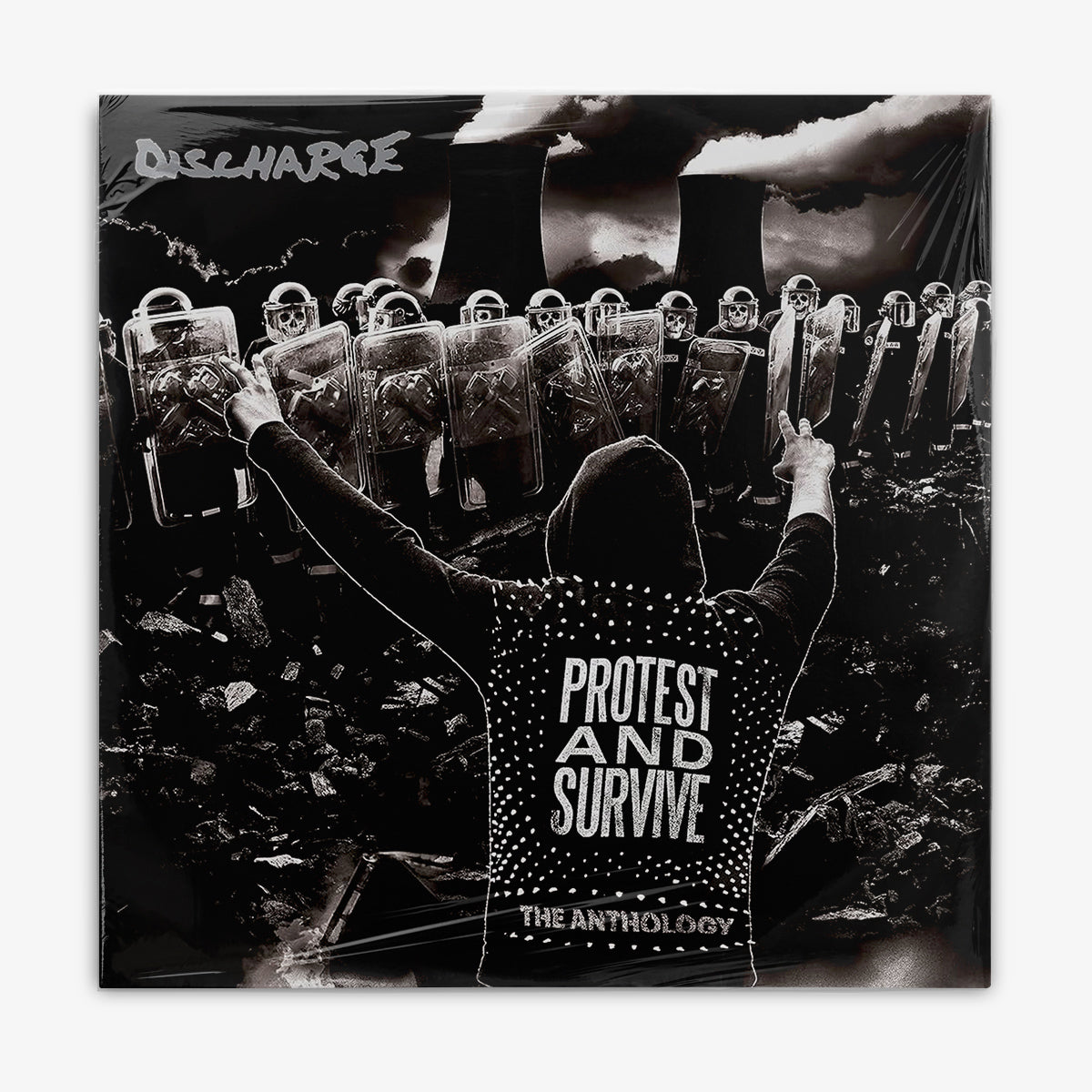 Discharge 'Protest and Survive: The Anthology' LP cover