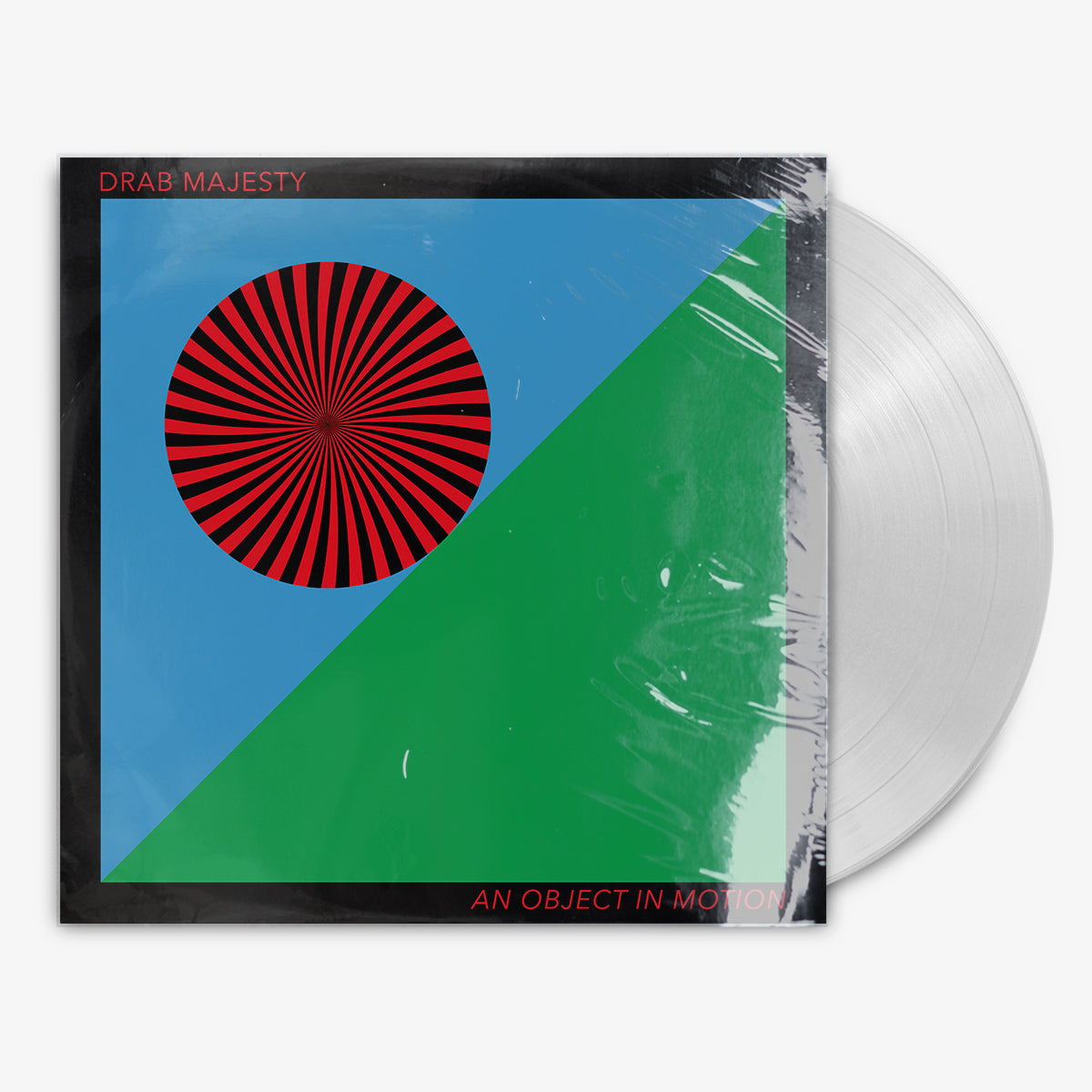 Drab Majesty 'An Object In Motion' 12" EP Transparent Clear vinyl