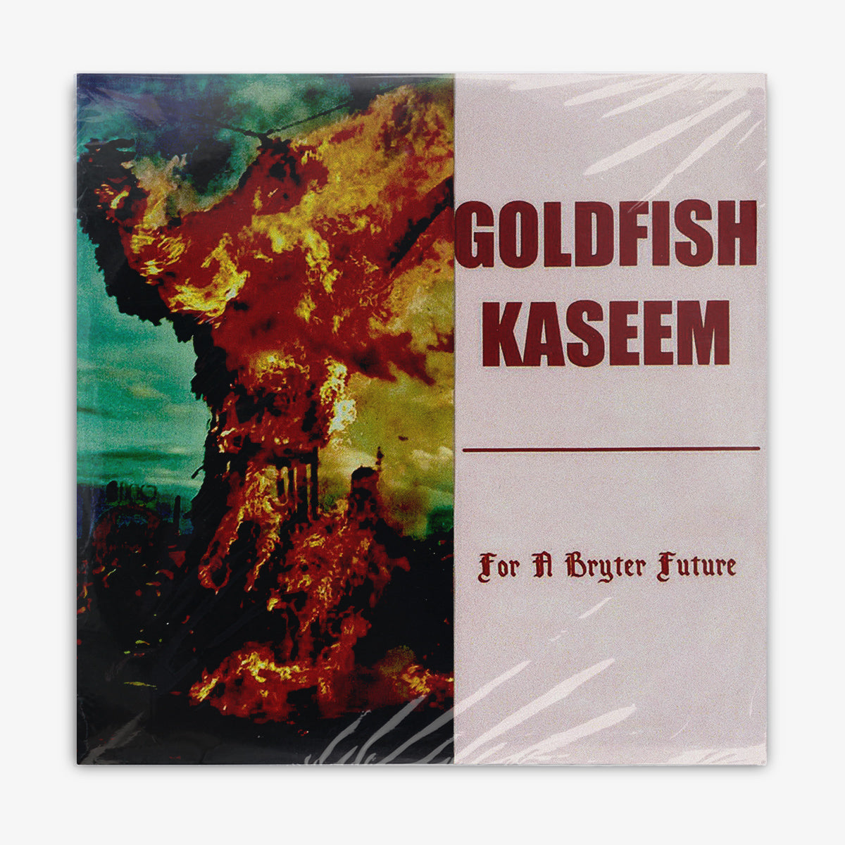 Goldfish Kaseem 'For A Bryter Future' LP cover