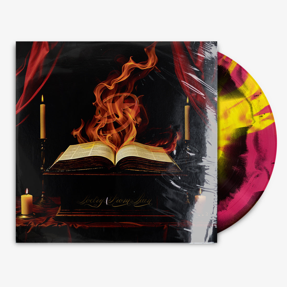 Gridiron 'Poetry From Pain' 12" LP Magenta/Canary & Yellow/Black Colorway vinyl
