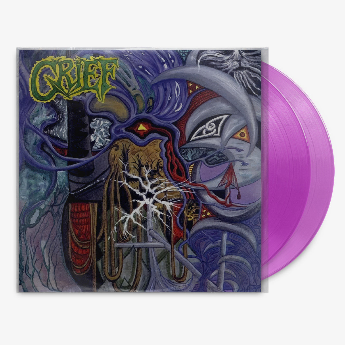 Grief 'Miserably Ever After' 2x12" LP Transparent Purple vinyl