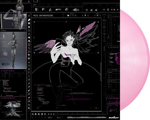 GRIMES 'Miss Anthropocene' 12" LP Pink Translucent vinyl