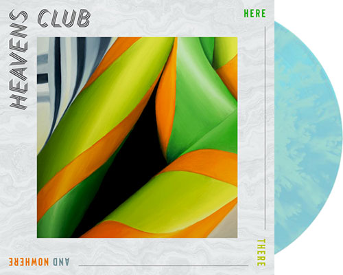 HEAVEN'S CLUB 'Here There And Nowhere' 12" LP Aquatic Cloudy Mix vinyl
