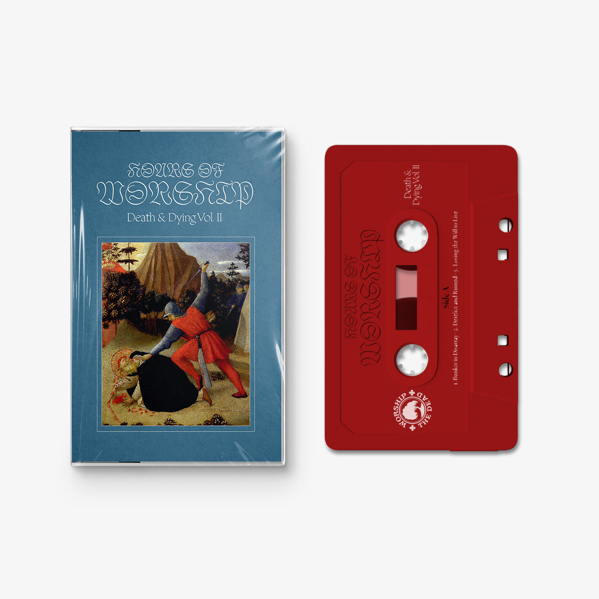Hours of Worship 'Death & Dying Vol. II' Red Cassette Tape