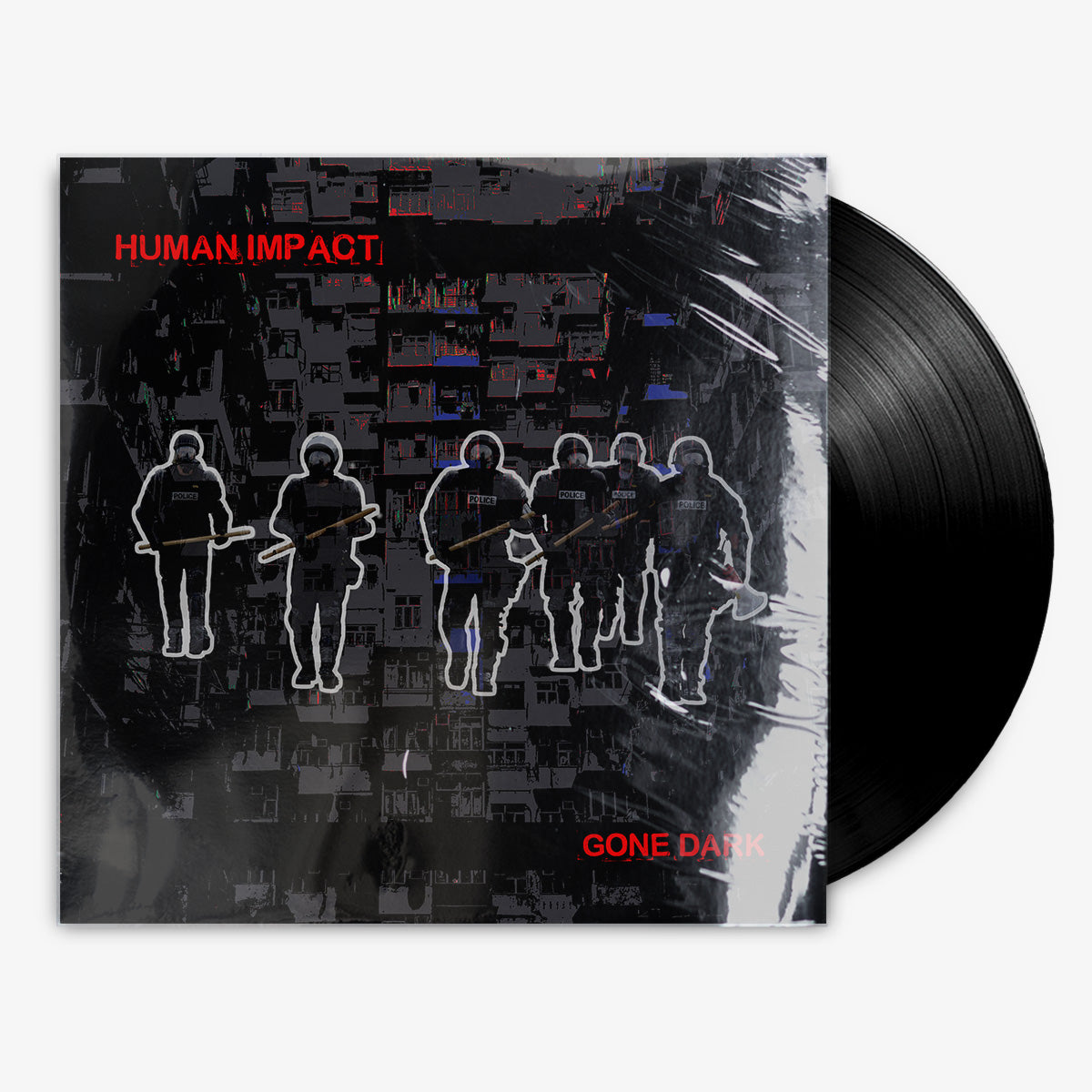 Human Impact 'Gone Dark' 12" LP Black vinyl