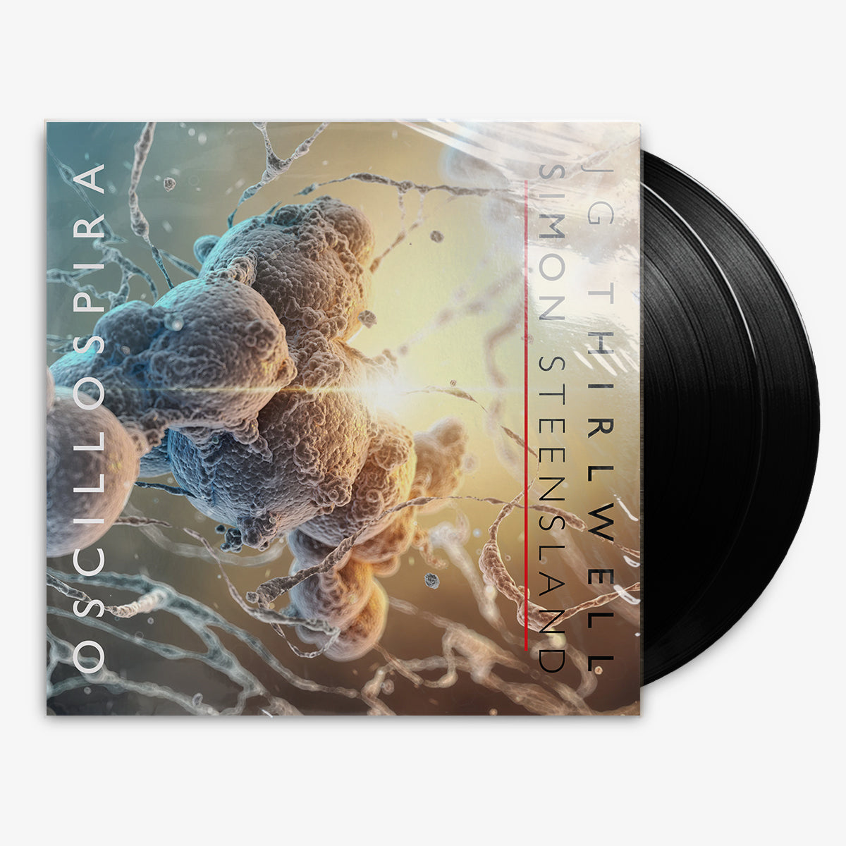 JG Thirlwell & Simon Steensland 'Oscillospira' 2x12" LP Black vinyl