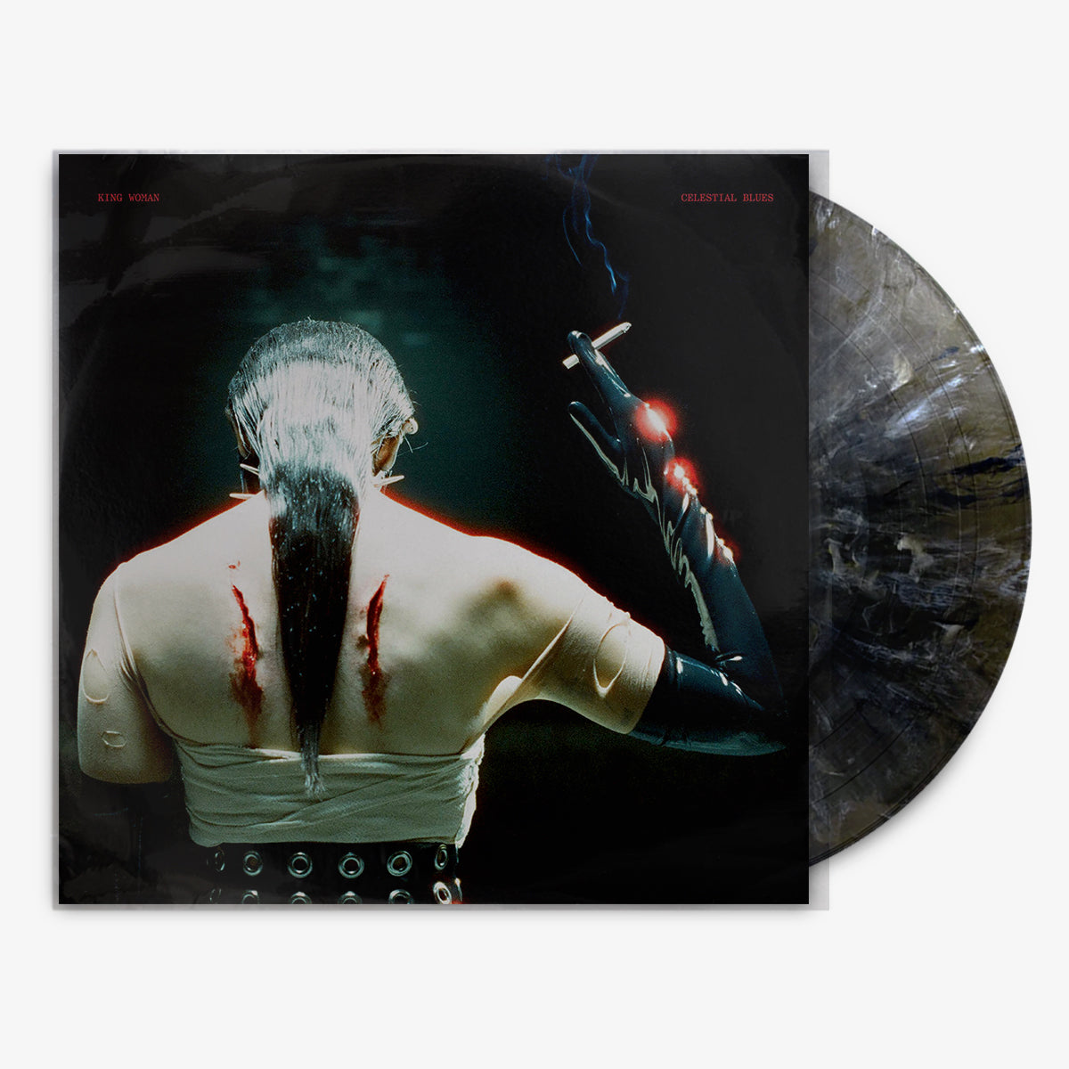 King Woman 'Celestial Blues' 12" LP Onyx Marble vinyl