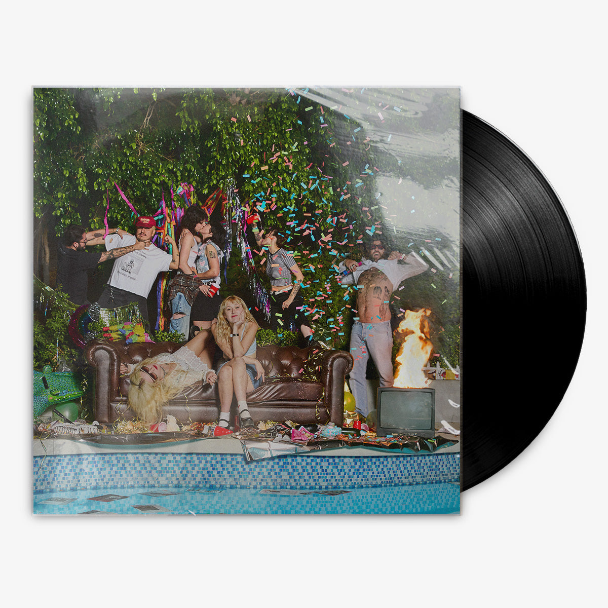 Lambrini Girls 'Who Let The Dogs Out' 12" LP Black vinyl