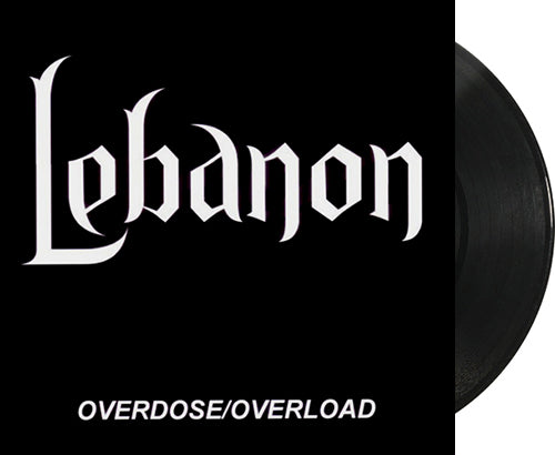 LEBANON 'Overdose/Overload' 7" Single Black vinyl