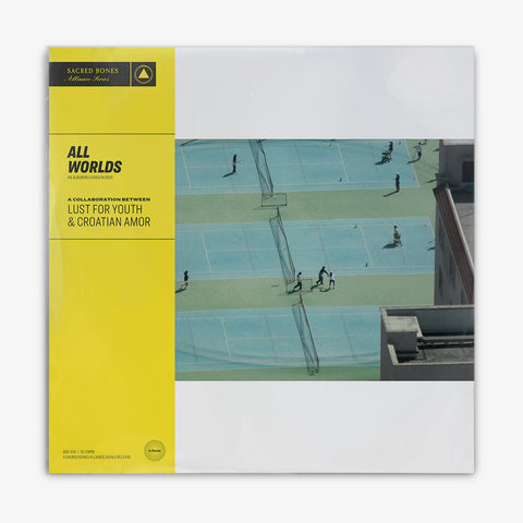 Lust for Youth & Croatian Amor 'All Worlds' LP Cover