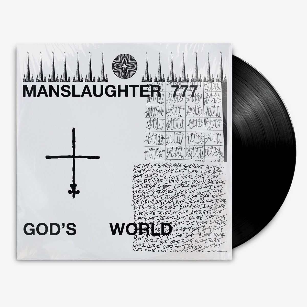 Manslaughter 777 'God's World' 12" LP Black vinyl