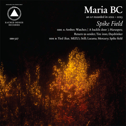 MARIA BC 'Spike Field' LP Cover
