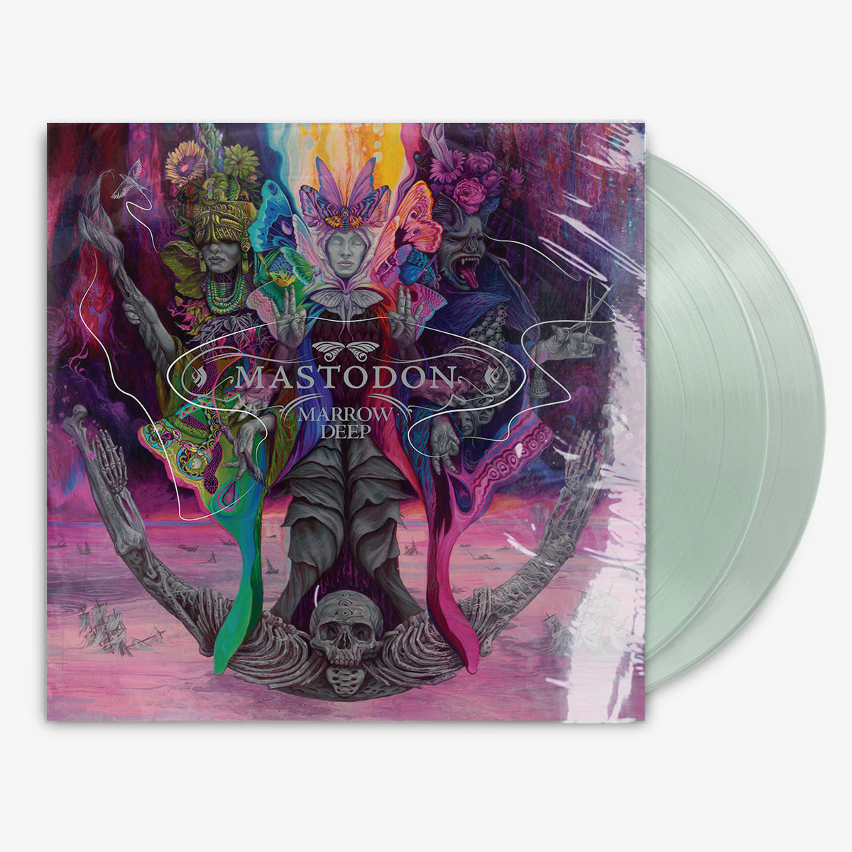 Mastodon 'Marrow Deep' 2x12" LP Coke Bottle Clear vinyl
