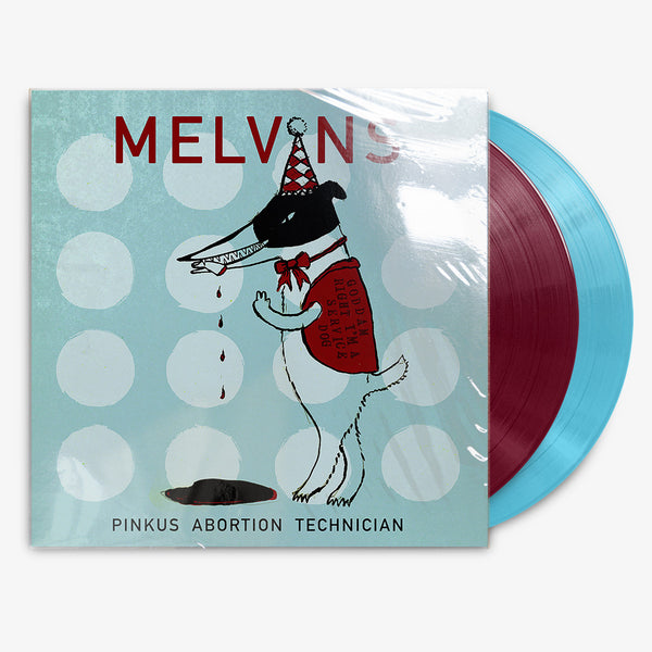 MELVINS 'Pinkus Abortion Technician' 2x10" LP Oxblood + Electric Blue vinyl