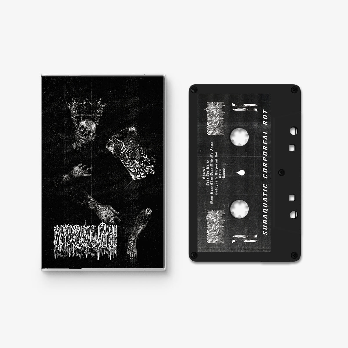 Miserable Abyss 'Subaquatic Corporeal Rot' Black Cassette Tape