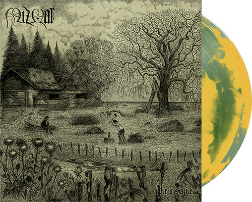 MIZMOR 'Prosaic' 2x12" LP Dark Green / Cream Mix vinyl