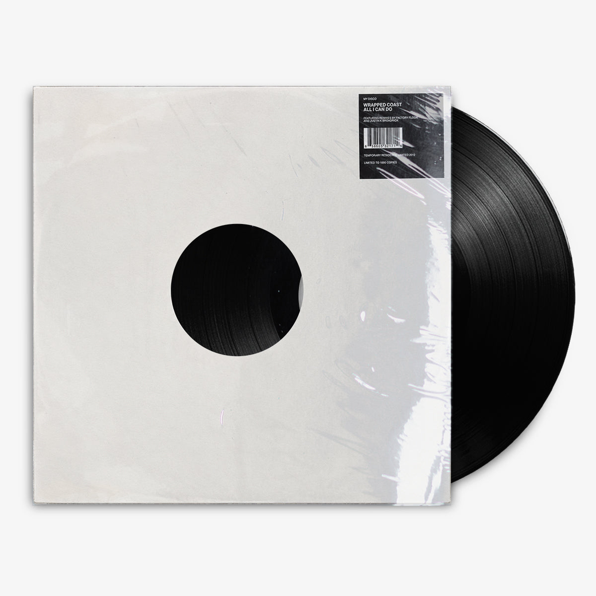 MY DISCO 'Wrapped Coast b/w All I Can Do' 12" EP Black vinyl