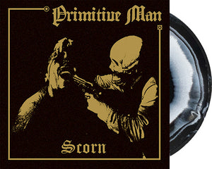 Primitive Man 'Scorn' 12" LP Bone White & Black Merge vinyl