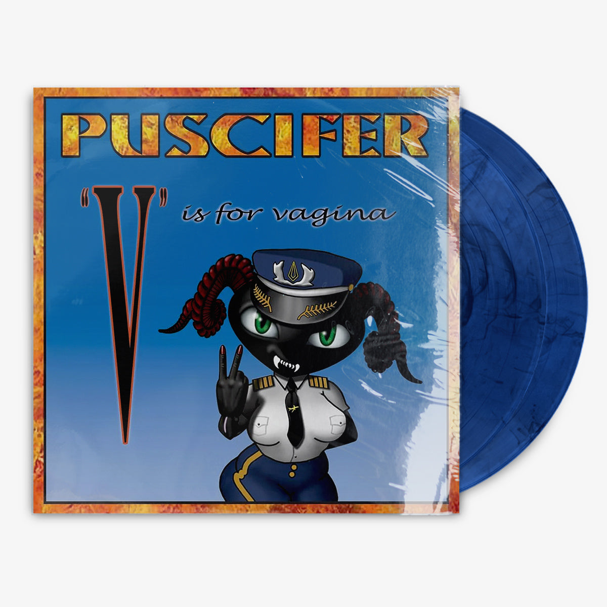 Puscifer '"V" Is for Vagina' 2x12" LP Blue w/ Black Smoke vinyl