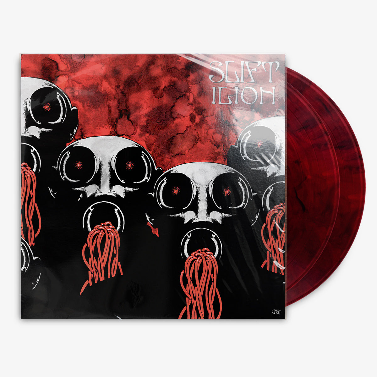 SLIFT 'ILION' 2x12" LP Red w/ Black Smoke vinyl