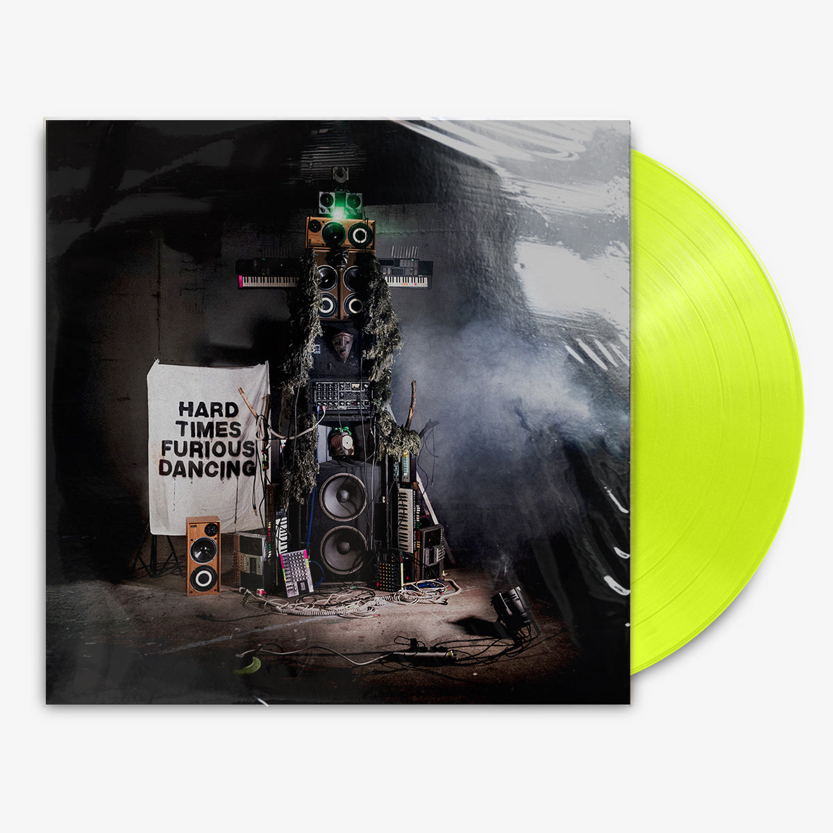 Snapped Ankles 'Hard Times Furious Dancing' 12" LP Don Quixote's Green vinyl
