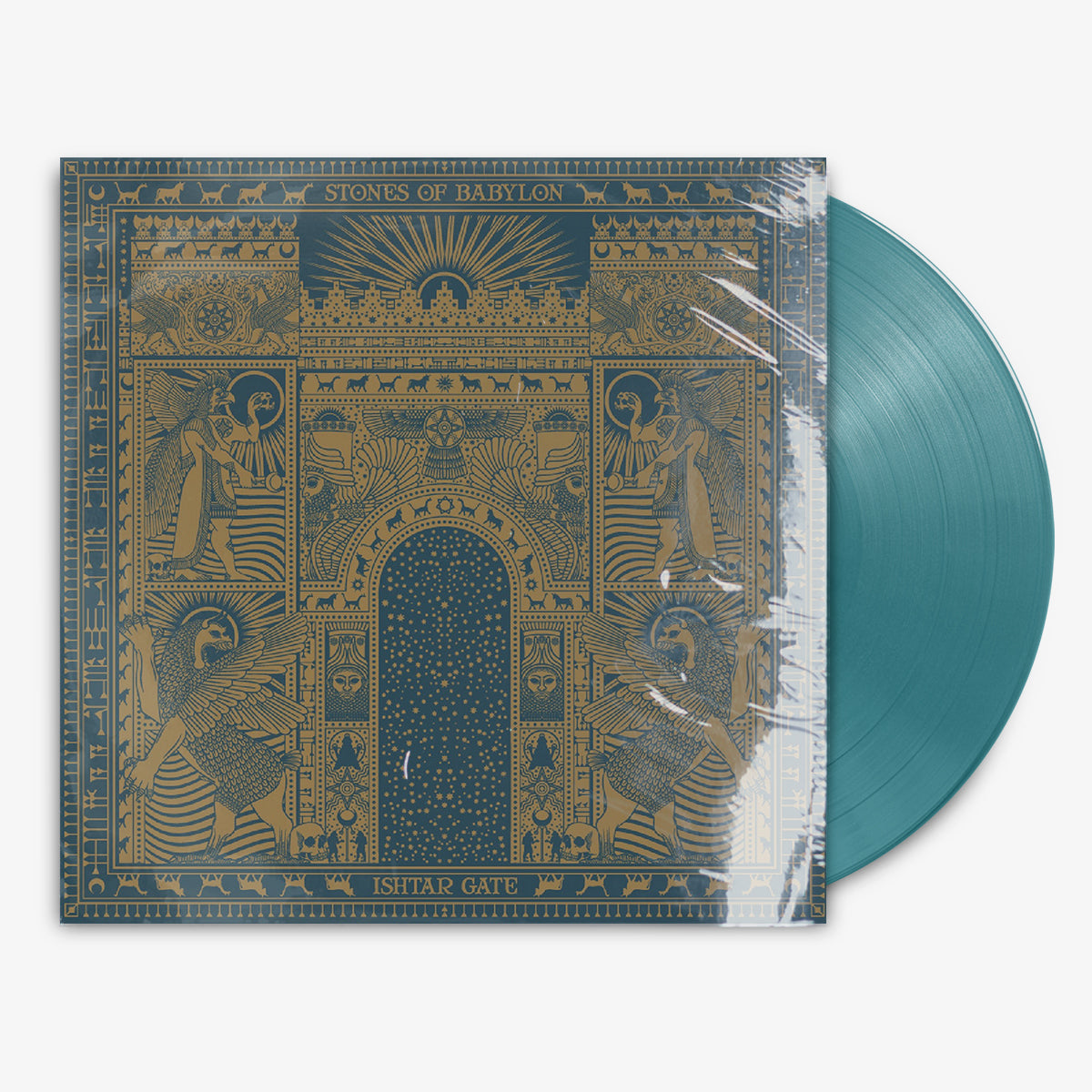 Stones of Babylon 'Ishtar Gate' 12" LP Transparent Petrol Blue vinyl