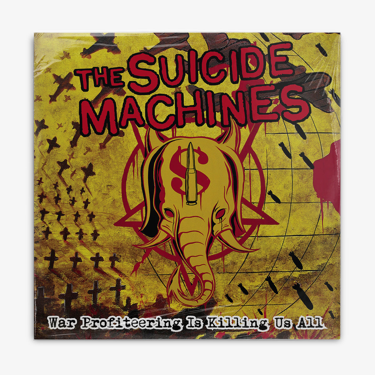 The Suicide Machines 'War Profiteering is Killing Us All' LP cover