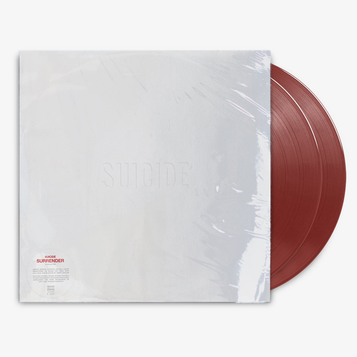 Suicide 'Surrender: A Collection' 2x12" LP Blood Red vinyl