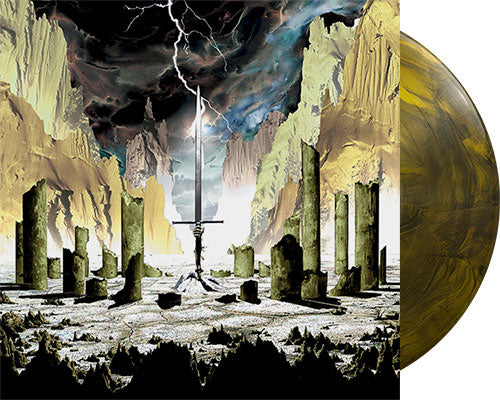 SWORD, THE 'Gods Of The Earth' 12" LP Gold / Black Galaxy (Pyrite) vinyl